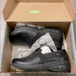 Therafit Black Slip On Shoes